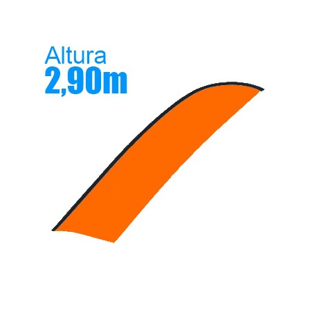 Bandera suelta Modelo Surf Estándar