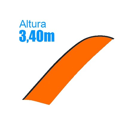 Bandera suelta Modelo Surf Grande