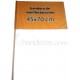 Banderas 45x70cm. Incluye palo