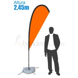 Bandera Modelo Lágrima-Gota Estándar