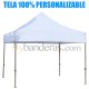 Carpa Personalizada Plegable  3x3m -Tela impermeable-