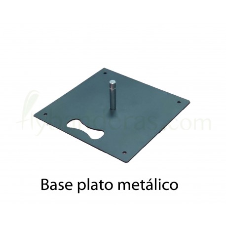 Base extra opcional Plato Metálico