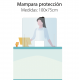 Mampara 100x70cm protección mostradores COVID