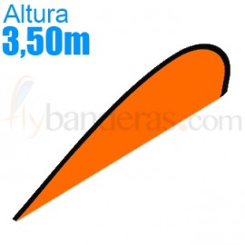 Bandera suelta Modelo Lágrima Gigante