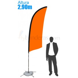 Bandera Modelo Surf Estándar