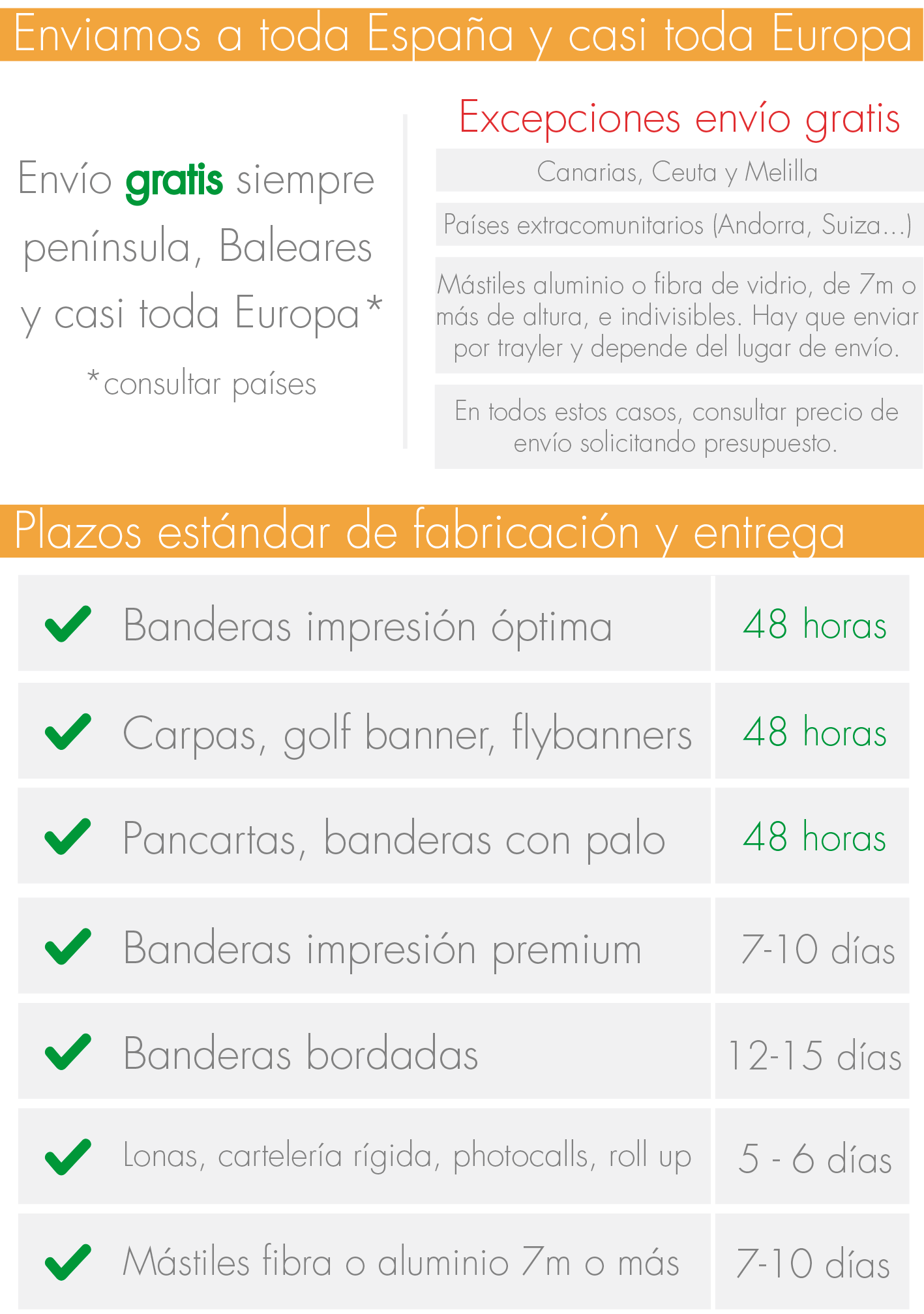 Comprar banderas urgente